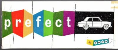 Ford Prefect 107E De Luxe 1960-1961 UK Market Small Format Sales Brochure - Image 1 of 2