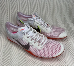 New Nike Zoom Mamba V Rawdacious Track Spikes White Men’s DM3071-100 Sz 13 - Picture 1 of 10