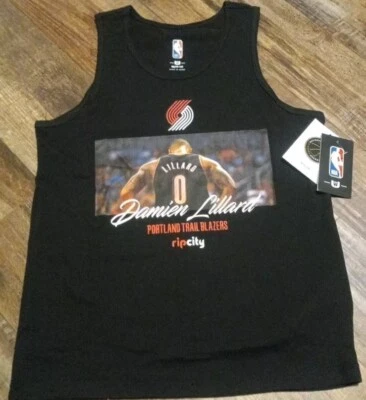Camiseta sin mangas NBA YOUTH Damian Lillard Portland Trail Blazers Rip City talla YM NUEVO Foto 1 de 3
