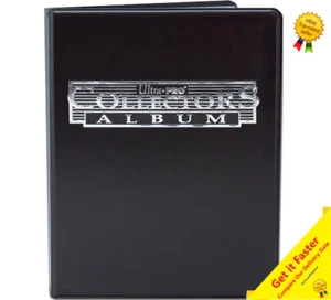 Ultra Pro 9 Pocket Black Collectors A4 Album Portfolio Folder 10 Pages 180 Cards - Picture 1 of 6