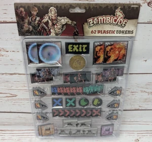 Zombicide Green Horde 62 Stück Plastik Medaille Packung Metall Münze Black Plague CMON - Bild 1 von 2