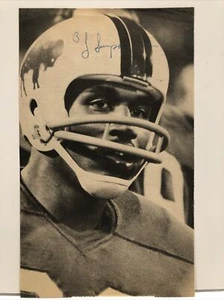 PĂĄgina de revista firmada por OJ Simpson Buffalo Bill NFL B/N 6x10 y fĂștbol americano NFL đ - Imagen 1 de 6