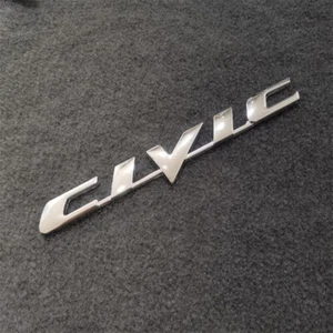 06-11 Civic Chrome Emblem Logo Badge fits Honda Sticker W/ 3m Tape Ex Lx Si - Picture 1 of 1