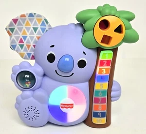 Fisher-Price Linkimals Baby Learning Toy Counting Koala Interactive Lights WORKS - Picture 1 of 8
