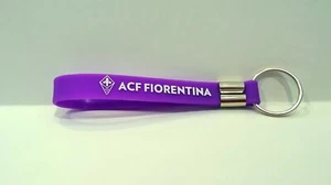ACF FIORENTINA PORTACHIAVI IN ACCIAIO E SILICONE VIOLA !!! ** - Imagen 1 de 1