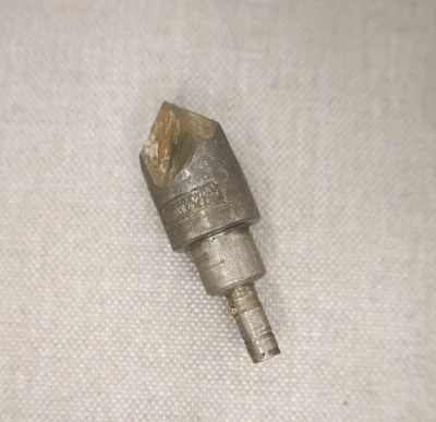 Vintage Morse Twist Drill Co 3/4" Counter Sink Bit 82 Degree 1/2in 1/4in Shank - Image 1 of 4