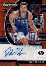 2020-21 Panini Prizm Draft Picks Collegiate Prospect Autographs Red Choice Jake