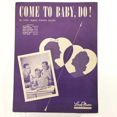 "BOME TO BABY, DO" ©1946 Partituras Vintage Inez James, Sidney Miller Piano - Imagem 1 de 4