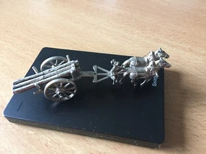 RARE-Antique - silver miniature - tow truck with logs, Netherlands, 1955 - Picture 1 of 9