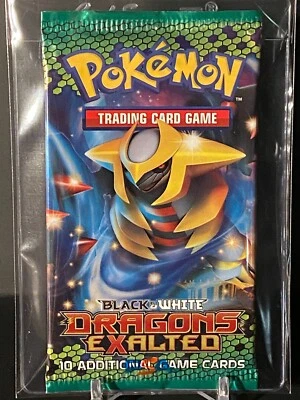 Pokemon Black & White Dragons Exalted Booster Pack Factory Sealed Giratina Art - Image 1 of 2