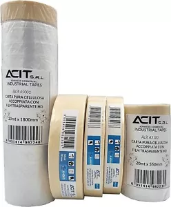 kit per imbiancare pareti (2 teli protettivi + 3 rotoli per mascheratura) - Foto 1 di 9
