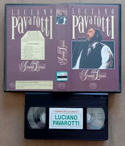 VHS VIDEOCASSETTA LUCIANO PAVAROTTI I Grandi della Lirica Eden Tenore. - Picture 1 of 3
