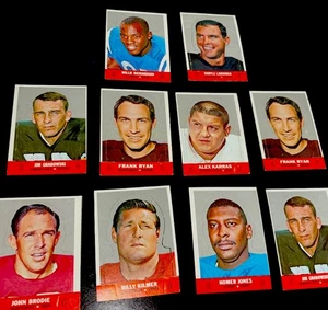 1968 Topps Football Standups Lot 10 Cards - Picture 1 of 7