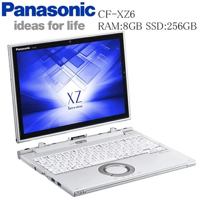 Panasonic Let's note CF-XZ6 7° laptop Core-i5 7300U 8GB RAM 256GB M.2 SSD Japan - Immagine 1 di 3