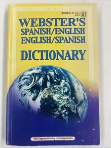 Webster's Spanish/English English/Spanish Dictionary (2006/PAPERBACK/GOOD) - Picture 1 of 2