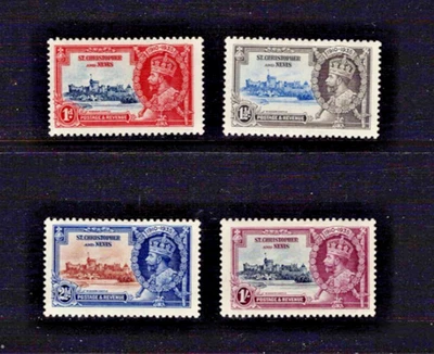 San Cristóbal, Nieves, Anguila: Jubileo Real de Plata de 1935, juego como nuevo Foto 1 de 2