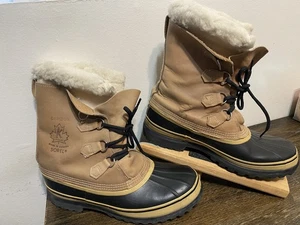 Sorel Kaufman Caribou Waterproof Insulated Snow Boots Made In Canada Mens Sz 11 - Picture 1 of 11