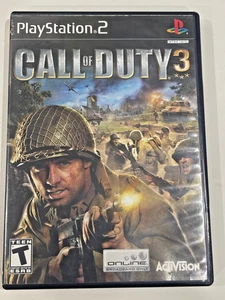 Call of Duty 3 (PS2 PlayStation 2) WWII Black Label – CIB – Mint! - Bild 1 von 5