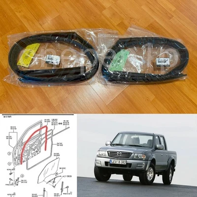 Front Door glass run channel seal for Mazda B series B2500 B2600 UN pickup 98-06 - Image 1 of 4