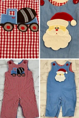 Zuccini Kids Longall Reversible 9 Months Truck Santa Boutique Dressy Boys Pics - Image 1 of 4