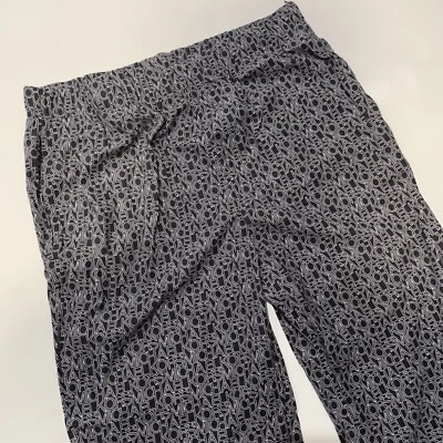 ¡NUEVO! Pantalones de salón Michael Kors para hombre con logotipo talla L NEGRO pantalón MK Foto 1 de 4