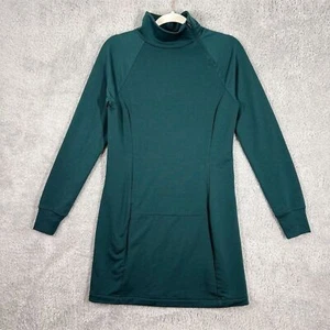 Title Nine Guthrie French Terry Sweatshirt Kleid Gr. S türkis grün langarm - Bild 1 von 10