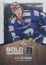 2017-18 German DEL Bold Numbers #2 Nick Petersen
