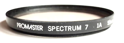 EXCELLENT PROMASTER SPECTRUM 7 1A 55mm OPTICAL LENS FILTER MADE IN JAPAN - Image 1 of 4