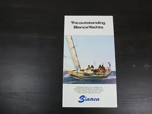 Bianca Yachts original factory sailboat brochure - Picture 1 of 3