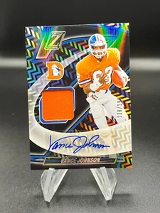 2024 ZENITH FOOTBALL VANCE JOHNSON Z-JERSEY PATCH AUTO /199 - Picture 1 of 2