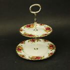 Royal Albert Old Country Roses Two Tier Cake Stand Plate 6¼