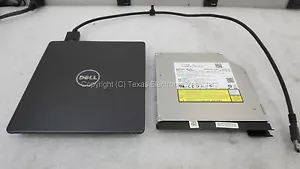 Dell 0NX0MT DVD+-RW Drive w/ 05M75X External eSATA Enclosure & Cable - Picture 1 of 8
