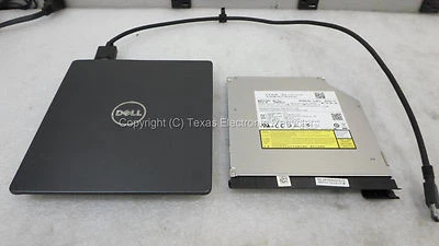 Dell 0NX0MT DVD+-RW Drive w/ 05M75X External eSATA Enclosure & Cable - Image 1 of 4