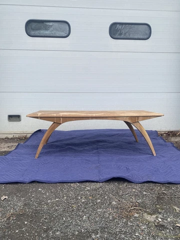 1950's Vintage Heywood-Wakefield Rare  Doeskin Coffee Table: needs refinishing Cover
