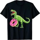 Donut T Rex Dinosaur Funny Christmas Design For Kids Dino T-Shirt