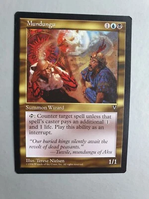 Mundungu, MTG Visions (1997), Uncommon Multicoloured Creature NM - Image 1 of 2