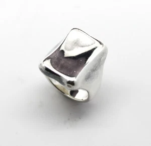 RLM Studio Hammered Sterling Silver Ring, Size 8, Wgt 20g - Picture 1 of 3