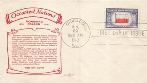 909 POLONIA - 1er Pent Arts M #3B - Premium Chicago cancelar - Imagen 1 de 1