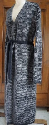 Rick Owens..Italy..Glitter..Mohair & Merino Wool Blend Cardigan/Coat Sweater! - Image 1 of 4