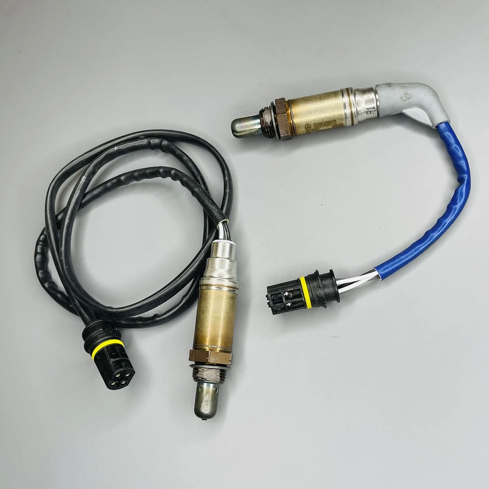 Sensor de oxígeno lambda O2 2 piezas 15003 15005 para Mercedes-Benz C280 Elegance 1997 equipo original Foto 1 de 3