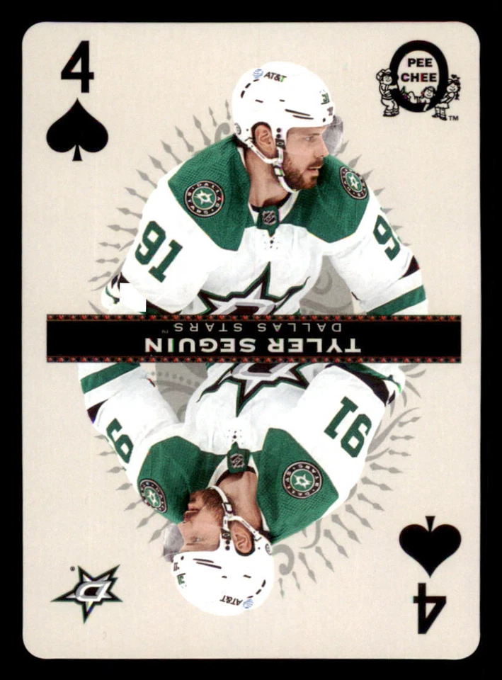 2021-22 O-Pee-Chee Playing Cards #4SPADES Tyler Seguin - Image 1 of 2