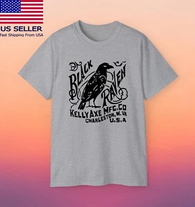 Black Raven Kelly Axe MFG Men's Grey Size S-5XL - Picture 1 of 1