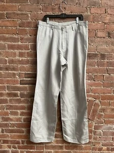 Vintage Emporio Armani Men’s Pants, Sz 52 IT, Light Blue Viscose/Linen Loose IT - Picture 1 of 11