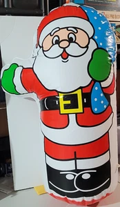 Inflatable Santa Claus approx. 32" tall (v. nice shape) - Picture 1 of 2