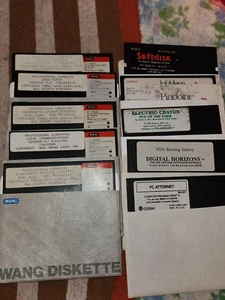 10- 5.25 FLOPPY DISKS. (5 1/4 FLOPPY DISKETTES) - Photo 1/9