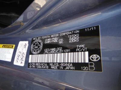 Used Automatic Transmission Flexplate fits: 2012 Scion IQ AT Grade A Foto 1 de 4