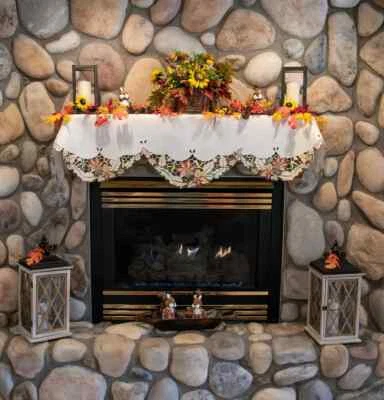 Fall Maple Leaf Mantel Scarf (19" x 90") - Image 1 of 4