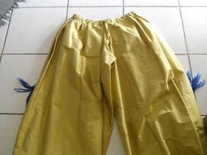 Dupioni Silk Custom Sized Belly Dance Harem Pants Chartreuse Green Medium/Large - Picture 1 of 8