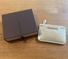 Louis Vuitton Pochette Clé NM Coin purse Vernis Color Beige With Key chain Japan