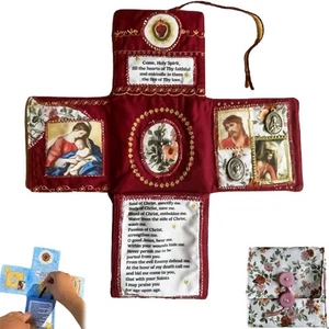 Faith Edition Cross-Shaped Fabric Pouch for Sewing and Quilting - Picture 1 of 12